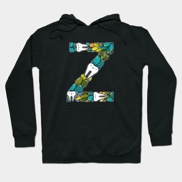 Letter Z Hoodie by Happimola